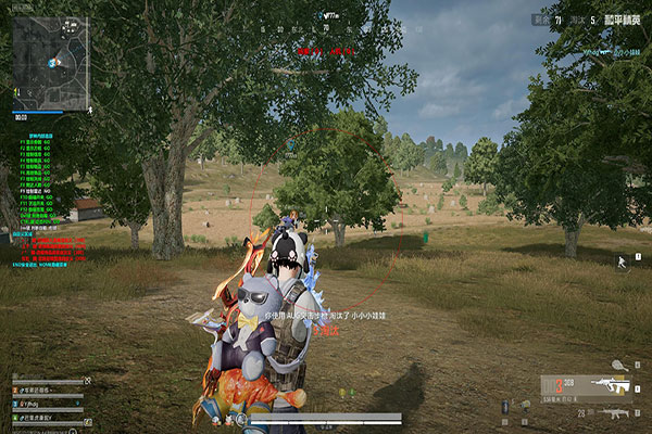 CF+ct辅助透视自瞄效果